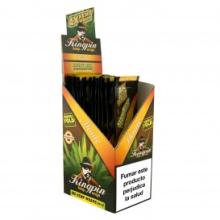 Display de 25 sobres.  Cada sobre contiene 4 hojas kingpin hemp wraps manic.
