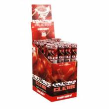 Display de 24 pre-rolled transparent cone - cherry.  Este producto no contiene tabaco.