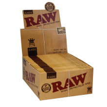 Display de 50 libritos x 32 hojas de RAW king size slim.