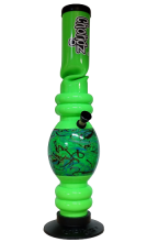 Bong acrílico "Non Spender"  Color: verde.  40cm.  WP-CHO109V.