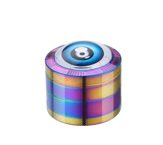 Grinder red eyes raimbow - brown.  4 piezas.  50mm.