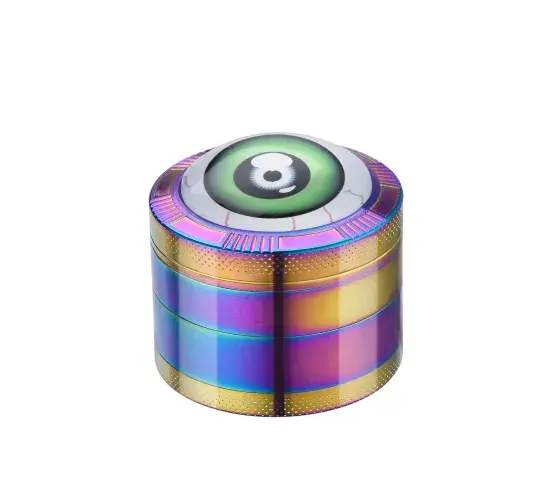 Grinder red eyes raimbow - brown.  4 piezas.  50mm.