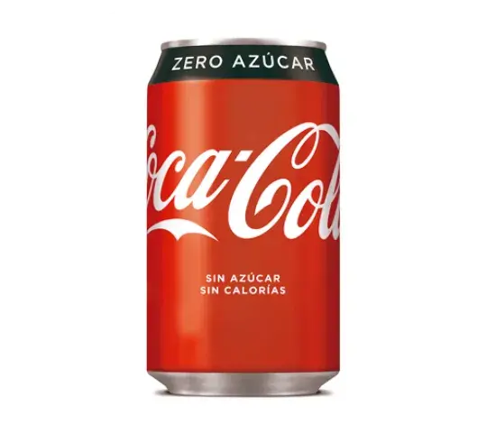 Bote de ocultación refresco coca cola zero sin líquido.