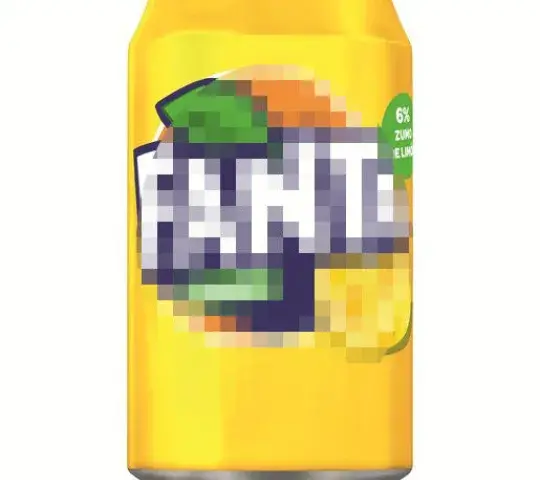 Bote de ocultación refresco fanta limón sin líquido.