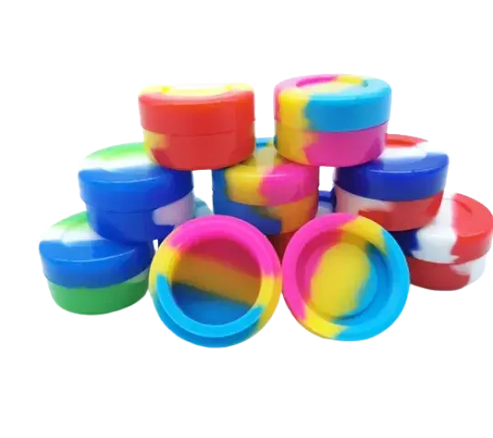 Pack de 10 siliconas de 3ml.  Colores surtidos.