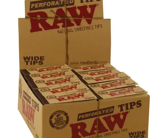 Display de 50 libritos x 50 tips RAW perforated.