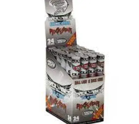 Display de 24 pre-rolled transparent cone - rockstar.