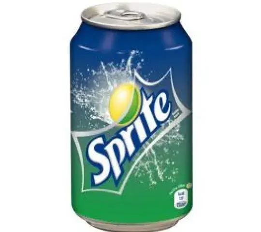 Bote de ocultación refresco sprite sin líquido.