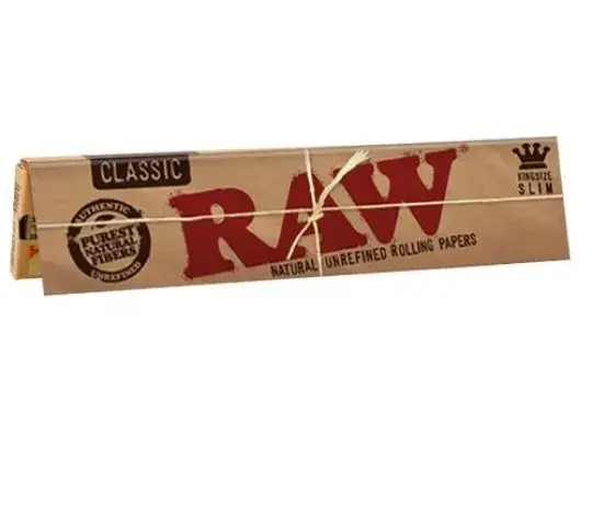 Display de 50 libritos x 32 hojas de RAW king size slim.