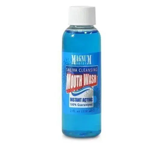 Magnum detox mouthwash limpiador bucal 120ml.  Ingredientes: agua, glicerina, sulfato de magnesio, cloruro de potasio, cloruro de sodio, hamamelis, aloe vera, citrato, sulfato de litio, menta, benzoato sódico, sorbato de potasio.  Instrucciones de uso: limpieza efectiva de toxinas de su boca. Tome una pequeña cantidad y realice enjuagues durante 3 minutos. Escupir. No ingerir. Este producto es efectivo durante 45 minutos. 100% efectividad si se sigue atentamente estas instrucciones.
