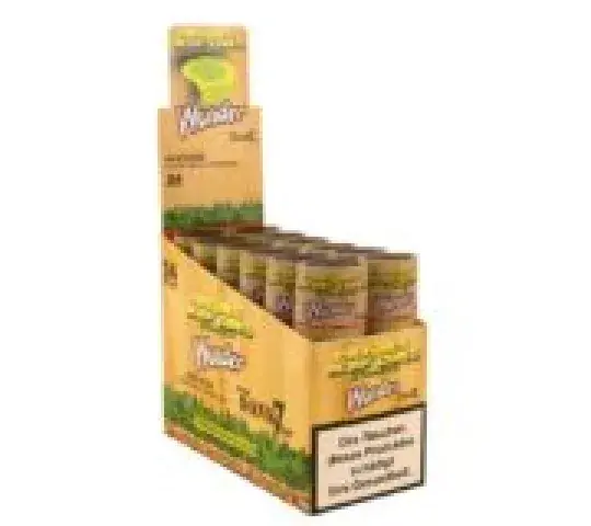 Display con 12 cajitas.  Cada cajita contiene 2 hemp cones wonder.
