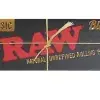 Display de 24 libritos x 50 hojas de papel RAW 1 1/4 black.