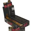 Display de 24 libritos x 50 hojas de papel RAW 1 1/4 black.